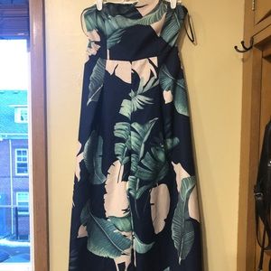 LULUS floral jumpsuit